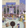 thumbnail image 2 of Mirak, Aga 26x30 Gold Ornate Wood Framed with Double Matting Museum Art Print Titled - The Houghton Shahnameh, 2 of 4