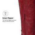 thumbnail image 6 of DREAM PAIRS Women's Knee High Cowboy Boots Embroidered Western Boots with Narrow Square Toe Comfortable Chunky Heel Tall Boots with Inner Zipper, 6 of 7