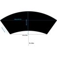 thumbnail image 2 of Luxury Bathtub Rug Round Shower Soft Corner Bathroom Mat Carpet 12 Quadrant Curved Bathroom Mat, 2 of 5