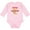 AD-Pink, variant on Inktastic Jack Russell Terrier Dog Gifts Boys or Girls Long Sleeve Baby Bodysuit