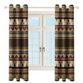 thumbnail image 4 of Bohemia 2pcs Blackout Curtains For Living Room Bedroom Grommet Top Window Set for Left And Right Biparting Open, 4 of 6