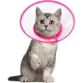 thumbnail image 3 of Pet Cone for Cats and Small Dogs, 5.7-8in Adjustable  Lightweight Recovery Cat Collar (Pink), 3 of 9