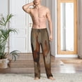 thumbnail image 2 of Fotbe Oil Painting Chicken And Duck Pantalones de Pijama para Hombre, Pantalones de Dormir, Pantalones de Casa con Cintura Ajustable y Bolsillos-X-Large, 2 of 6
