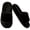 Black, variant on CHICVOMEY Fuzzy Open Toe Slippers for Women Memory Foam Cozy Fluffy Ladies Slippers Cute Bedroom House Slippers Slip on Shoes Indoor