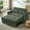 Green, variant on Euroco 52.8" Loveseat Sofa Pull-out Sofa Bed Tufted Sleeper Sofa with an Adjustable Backrest, Three USB Ports and Two Lumbar Pillows for Living Room, Blue