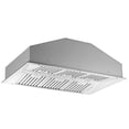 thumbnail image 2 of Forno Altilia 48-Inch Insert Range Hood, Stainless Steel, LED Lighting, Baffle Filters, 2 of 5