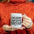 thumbnail image 2 of Brother Gifts Coffee Mugs Cup, Brother Christmas Birthday Graduation Gifts Idea For Sibling Bro In Law From Brother Sister, Brother Father‘s Day Coffee Mug Cup Tea Cup 11oz, Double Side Printed, 2 of 4
