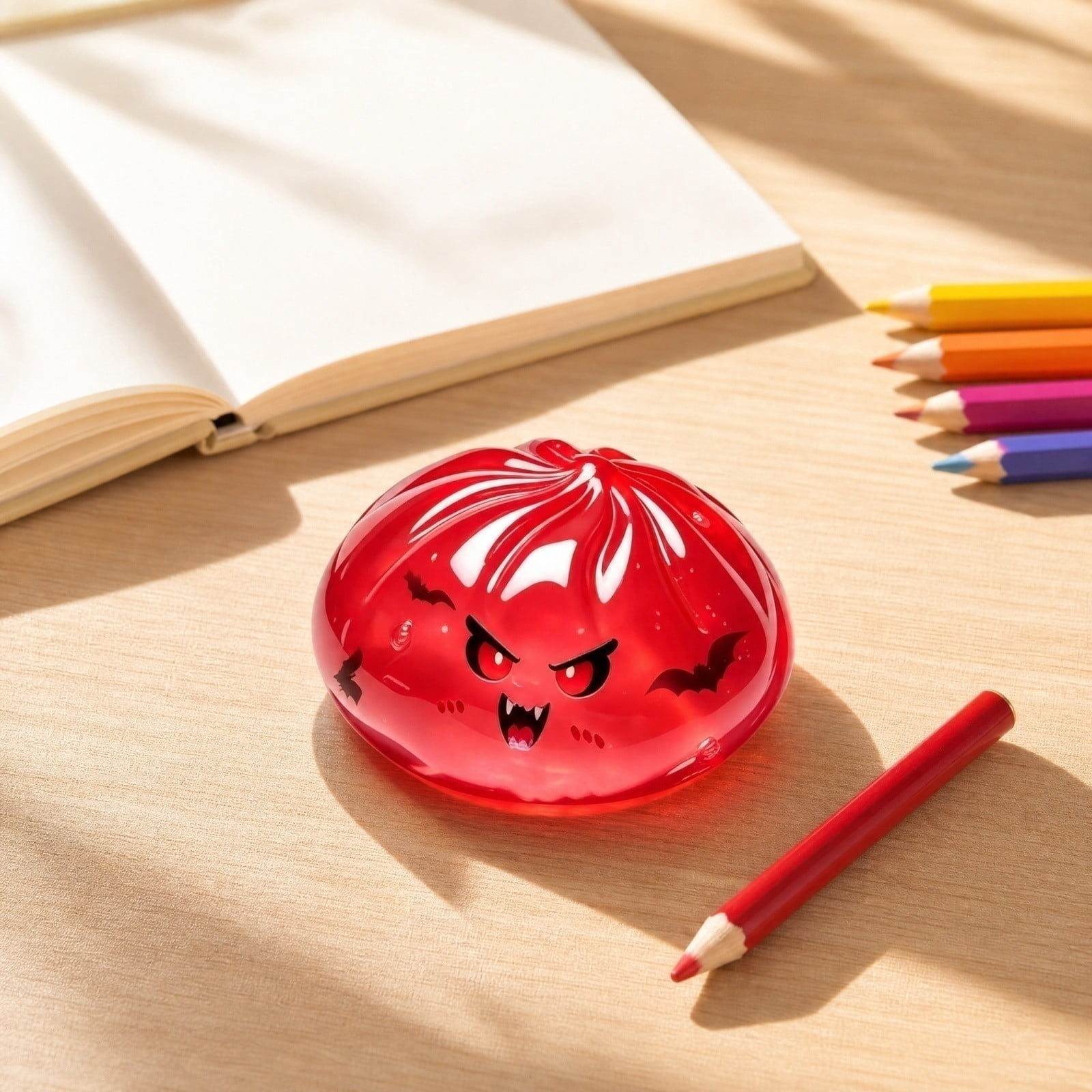 Halloween Dumpling, Halloween Dumpling Squishy with Box, Dumplings Sensory Squeeze Toy for Stress Relief