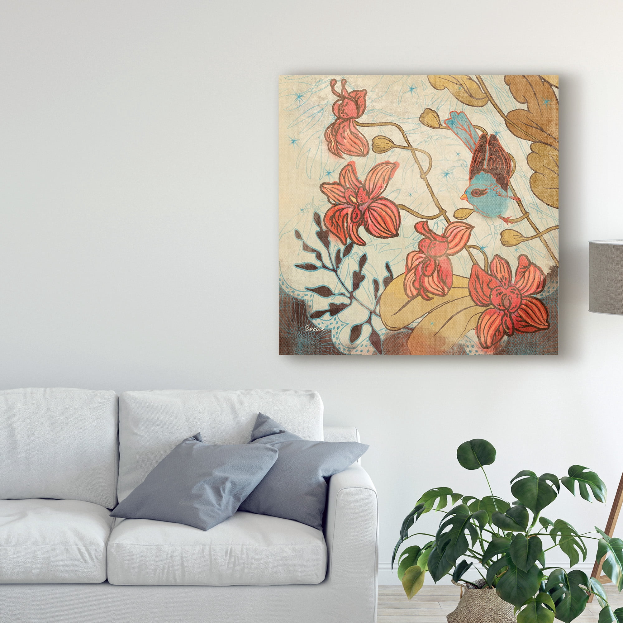 Trademark Fine Art 'Spice And Whimsy II' Canvas Art by Evelia Designs
