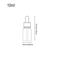 thumbnail image 2 of 10Pack,Frosted Green Glass Dropper Bottle for Essential Oils,Empty Glass Liquid Holder With Glass Eye Dropper,Golden Caps Travel Perfume Cosmetic Container-Pipette&Funnel&14 Labels included(10ml), 2 of 5