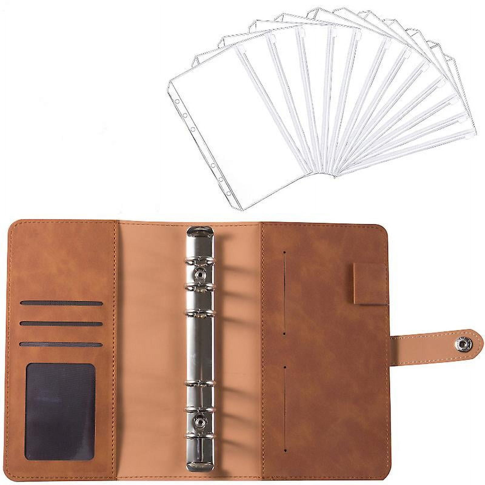 Jinsinto Notebook Binder Budget Planner Binder Cover With Pieces Binder Pocket Personal Cash Budget (1pcs)