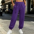thumbnail image 5 of Vixolx Womens Baggy Sweatpants Casual Joggers with Pokets Solid Color Pants with Decorative Drawstring Workout Gym Trousers, 5 of 7