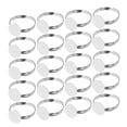 thumbnail image 5 of Hemoton 100 pcs Craft Kit Adjustable Round Blank Bases Metal Settings for Resin Making Supplies, 5 of 8