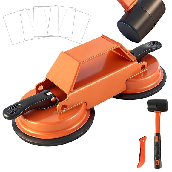 Floor Gap Repair Tool with 45° Striking Surface – Heavy Duty Laminate & Vinyl Flooring Fixer Tool