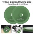 thumbnail image 3 of Diamond Saw Blade 100mm Cutting Disc for Angle Grinder Tile Marble Glass Cutting, 3 of 6