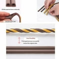 thumbnail image 4 of Door Insulation Seal Strip Tape Self-adhesive Acoustic Rubber Foam Weatherstrip Window Sound Draft Stopper Weather Strip, 4 of 9