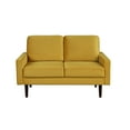 thumbnail image 2 of Ember Interiors Molly Loveseat, Yellow, 2 of 9