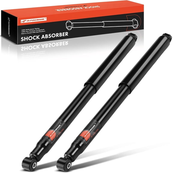 A-Premium Rear Suspension Shock Absorber Compatible with Ford F-250 Super Duty 2003-2004, F-350 Super Duty 2003-2004, F-450 Super Duty 2008-2010/2015-2016, 2-PC Set