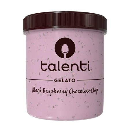 Talenti Ice Cream Black Raspberry Chocolate Chip 1 pint - Walmart.com