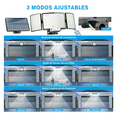thumbnail image 3 of Lamparas Solares Luz Solar Jardin Exterior Y Interior Belug,Negro, 3 of 5