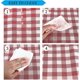thumbnail image 3 of Manta de picnic Estera de playa impermeable 200180 cm, estera de picnic a cuadros ligera y lavable con asa, adecuada para senderismo, viajes, camping al aire libre, parque, 3 of 4