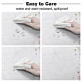 thumbnail image 4 of Watercolor Flowers Leaves Vintage Round Table Cloth Waterproof Wedding Holiday Tablecloth Coffee Table Decor Table Cover, 4 of 5