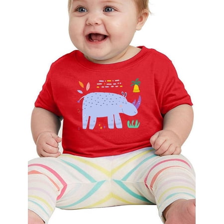 Rhino Doodle Style Safari T-Shirt Infant -Image by Shutterstock 18 Months