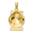 thumbnail image 4 of FJC Finejewelers 14k Yellow Gold Marco Island Under Scallop Shell Charm, 4 of 4