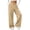 A-Khaki, variant on HomeDM Wide Leg Sweatpants with Pockets for Women Drawstring Running Workout Yoga Loose Lounge Pants Khaki L