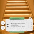 thumbnail image 4 of Controlador de Luz LED para Escaleras de 16 Canales, 2 PIR para Interior, Tira de Luz LED COB Flexible Sin Control Remoto, 4 of 5