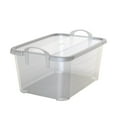 thumbnail image 2 of Life Story 55 Qt Stackable Storage Bin, Light Duty Lidded Container, Clear, 18 Pack, 2 of 6