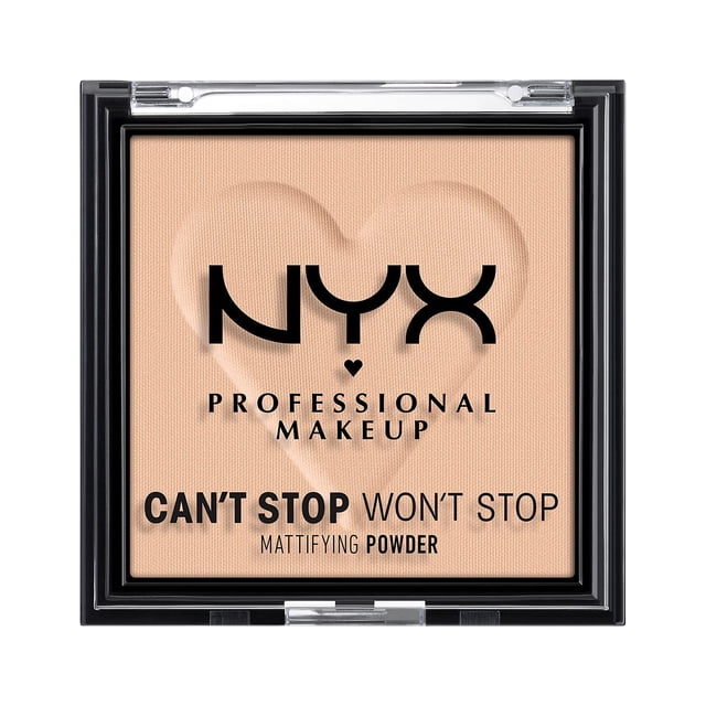NYX PROFESSIONAL MAKEUP can't Stop won't Stop Poudre Pressée Matifiante - Moyen Clair