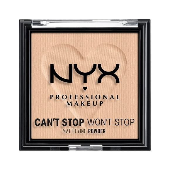 NYX PROFESSIONAL MAKEUP Can't Stop Won't Stop Mattifying Pressed Powder - Light Medium