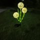 thumbnail image 1 of 3-head solar dandelion light outdoor ground-inserted lawn garden decorative light LED onion ball flower landscape light, 1 of 5