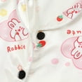 thumbnail image 7 of Baby Outfits Girl Baby Breathable Cotton Tracksuit Indoor Short Sleeve Summer Cartoon Pattern Summer Baby Girl Clothes Light Pink 4 Years-5 Years, 7 of 7