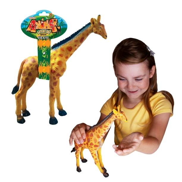 Animal Adventure Replica Giraffe from Deluxebase. Giraffe Toy Plastic
