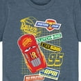 thumbnail image 3 of Disney's Cars - McQueen Decals - Boy's Toddler And Youth Short Sleeve Graphic T-Shirt, 3 of 5