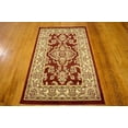 thumbnail image 2 of Unique Loom Voyage Collection Tapis Traditionnel Oriental Design Complexe, 3 3 x 5 3 Rectangulaire, Rouge/tan, 2 of 4