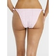thumbnail image 3 of No Boundaries Blackberry String Bikini Bottoms, Women's XXS-XXL, 3 of 5