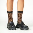 thumbnail image 4 of Rateoe Leopard Printed Pattern Children's Socks, Socks Gifts ,kids Crew Soft Cotton Socks , Moisture-Wicking, Durable, Ideal for Daily Wear & Sports, 4 of 5