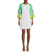 The Pioneer Woman Mixed Media Dress, Womens
