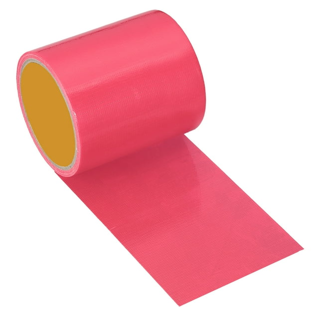 Uxcell Ruban Gaffer 4 Pouces x 11 Verges Ruban Gaffer Imperméable Sans Résidu Rose