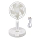 thumbnail image 2 of Ventilador de escritorio USB, ventilador plegable de escritorio, ventilador eléctrico de 3 ventiladores, calidad en la que puede confiar, 2 of 8