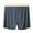 Dark Gray, variant on Plus Size Boxer Briefs for Mens Mid-Rise Waisted Seamless Comfort Underwear Everyday Soft Smoothing Panties