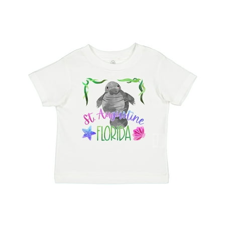 

Inktastic St. Augustine Florida Cute Swimming Manatee Gift Baby Boy or Baby Girl T-Shirt