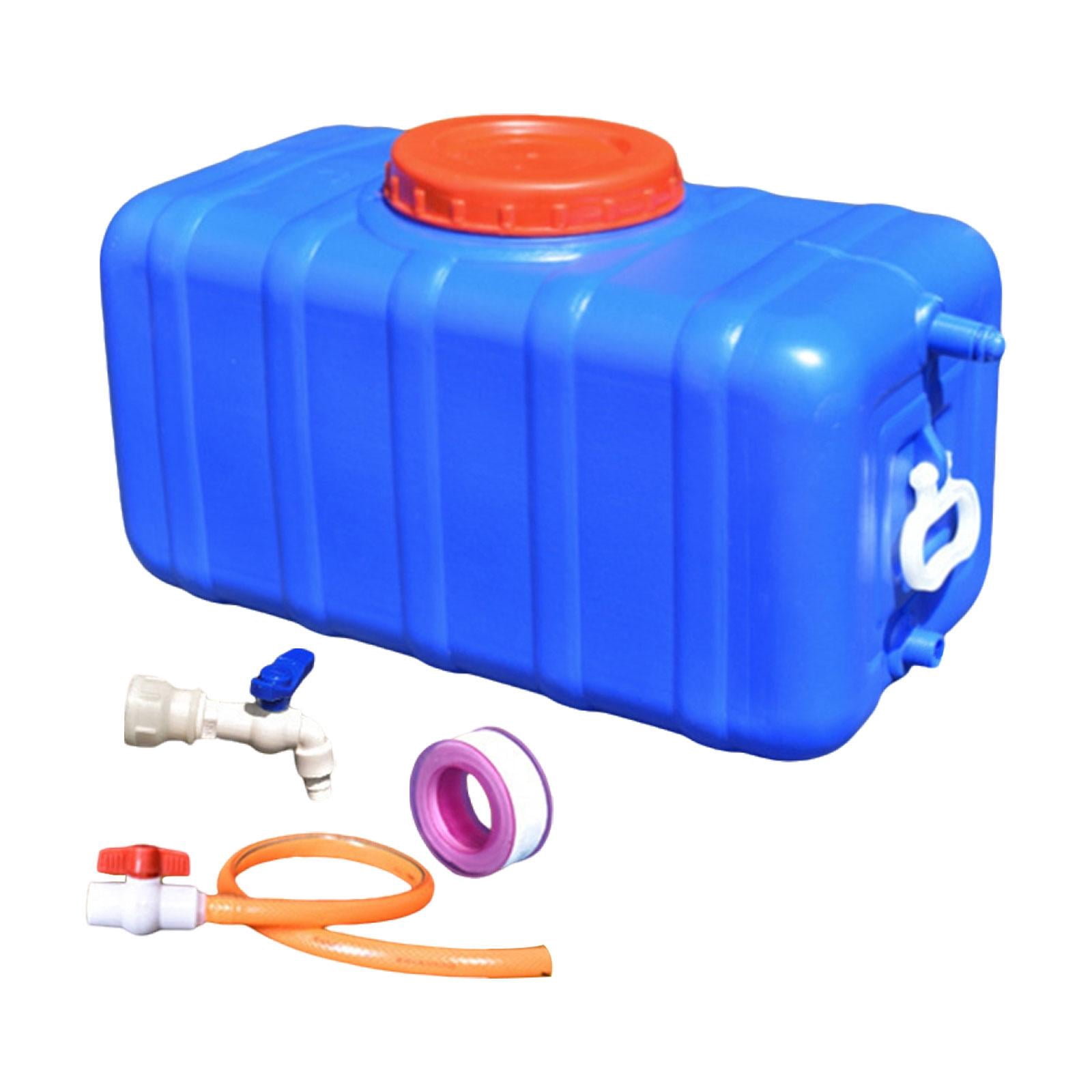 harayaa Utility Water Tank Reusable Horizontal Storage Bucket for Camping Garden Car blue 47.5kg