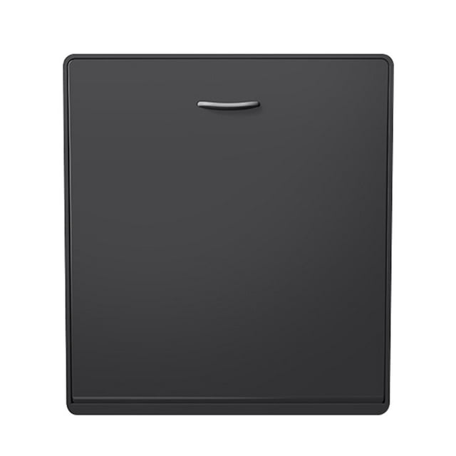 Caja de almacenamiento oculta para apoyabrazos, 3 unidades, color negro