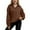 Coffee, variant on Women Blouses Casual Long Sleeve Pullover Women Zip Light Lightweight Ladies Hoodie Warm Pullover Winter Women's Petite Sweatshirt Zipper Sweater No Hood Light Weight Hooded Sweatshirt Zip Coffee M