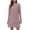Pink summer dresses, variant on SEMPAI Summer Dress for Women Summer Dresses Long Sleeve Round Neck Solid Knee-Length Summer Dresses for Women Sundress Stylish Perfect Gift