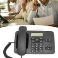 thumbnail image 2 of LOVEVER Wired Landline Phone  Redial Function Home Corded Telephone Black Caller ID With Answering Machine For Hotel Black, 2 of 8